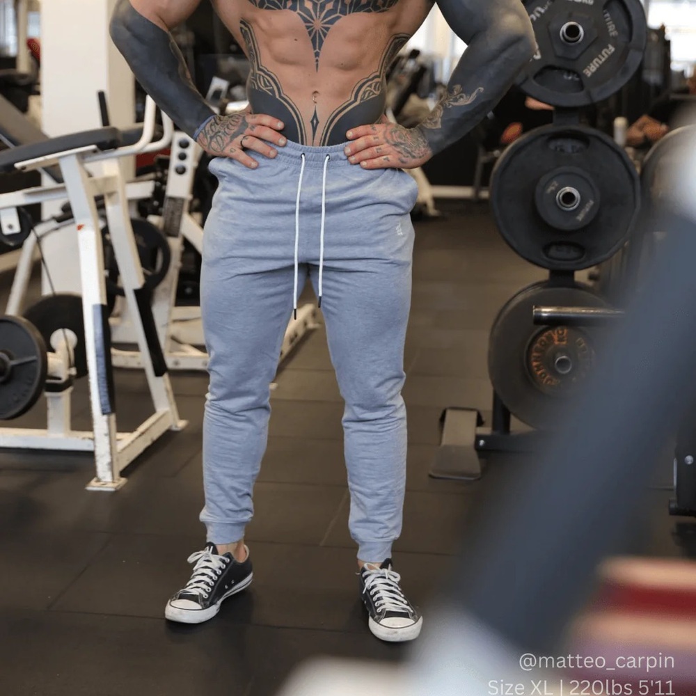 Jed North jogger pants in grey